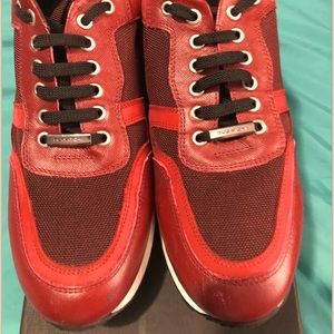 Bugatchi Modena Mens Sneakers Rosso Size 10 No Box